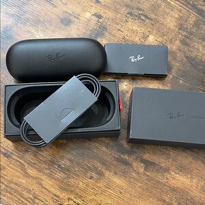 Ray-Ban Black Stories Eyewear Case.  New, unused.